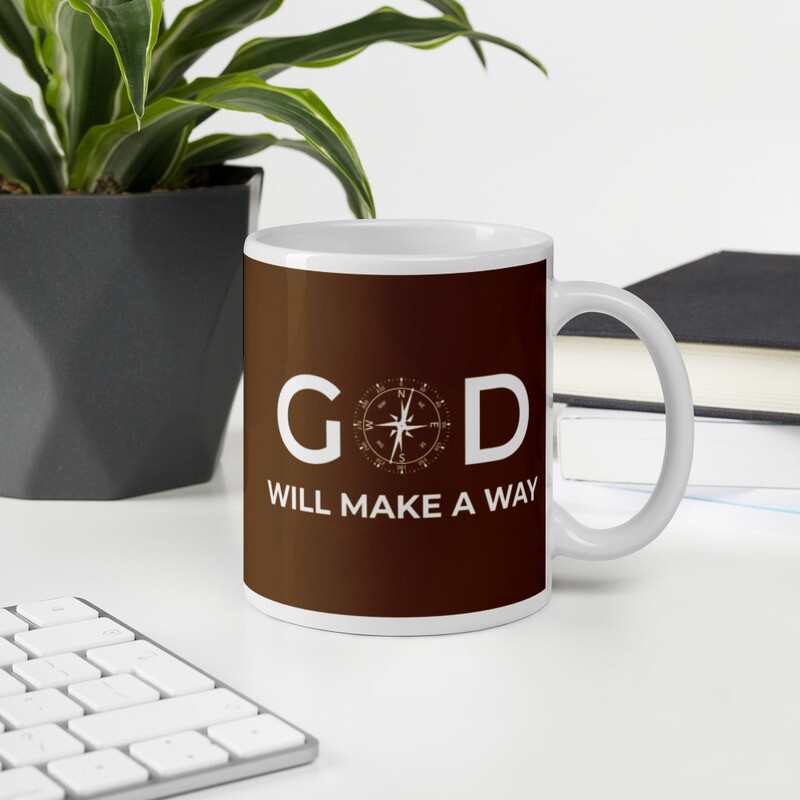 God Will Make A Way Mug – Brown (Ceramic)