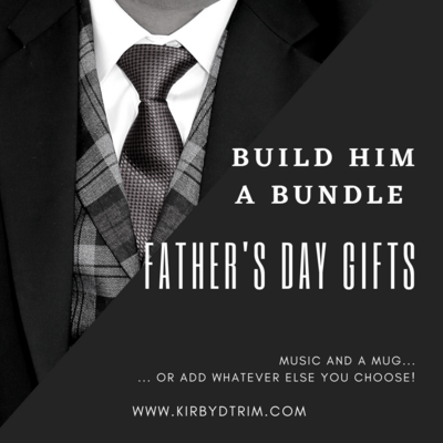 Father’s Day Gift Bundle with Bass Guitar Course, Teacup, and Music Album by Kirby D. Trim