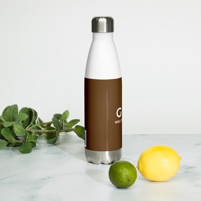 God Will Make A Way Stainless Steel Water Bottle + MP3 Album Download Bundle by Kirby D. Trim