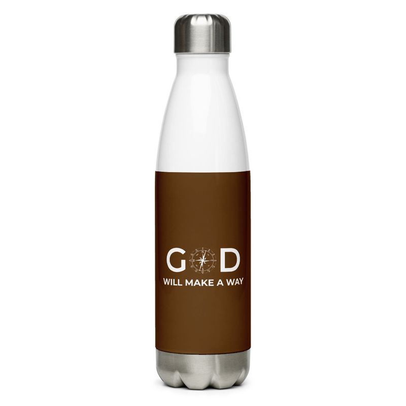 God Will Make A Way Stainless Steel Water Bottle + MP3 Album Download Bundle by Kirby D. Trim God Will Make A Way Stainless Steel Water Bottle + MP3 Album Download Bundle by Kirby D. Trim