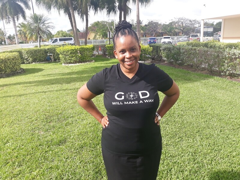 Women's God Will Make A Way Short Sleeve V-Neck T-Shirt