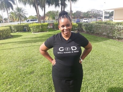 Women's God Will Make A Way Short Sleeve V-Neck T-Shirt