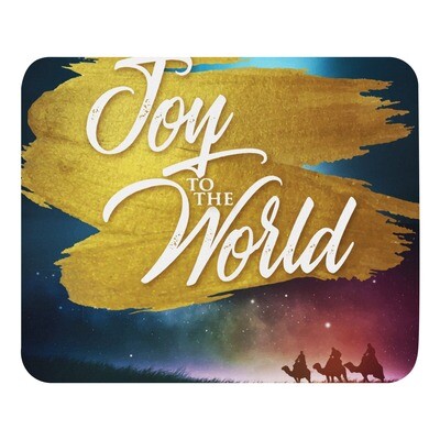 Joy To The World Mouse Pad + Christmas MP3 Music Bundle by Kirby D. Trim

