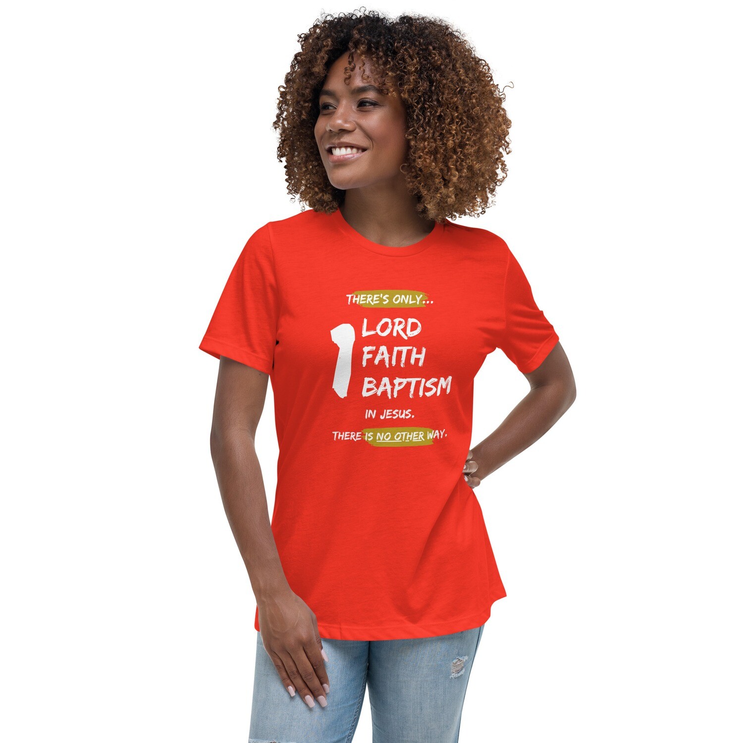 Women's One Lord One Faith Relaxed T-Shirt Music Bundle Women's One Lord One Faith Relaxed T-Shirt Music Bundle