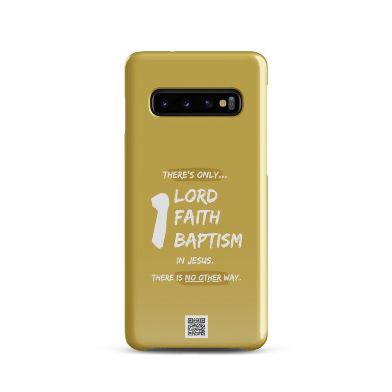 One Lord One Faith Snap case for Samsung® S20 -S25 + Digital Song BUNDLE by Kirby D. Trim