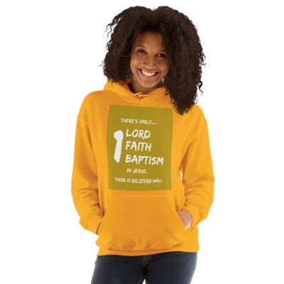 One Lord One Faith Bold Gold Unisex HOODIE + Kirby D. Trim Digital Music Catalog BUNDLE