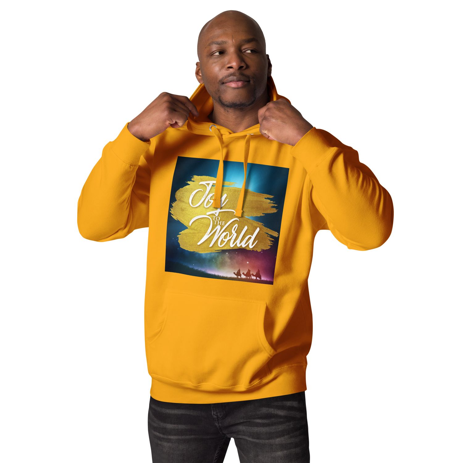Joy To The World Unisex Cotton HOODIE + Digital Song BUNDLE by Kirby D. Trim