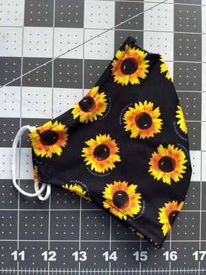 Misfit Face Masks, Print: Sunflower, Size: One Size