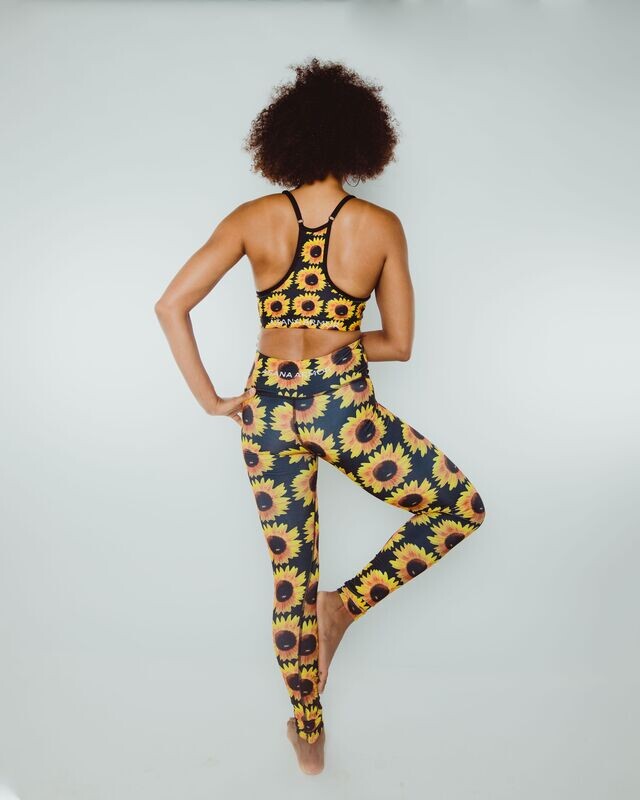 Classic Sunflower Sports Bra