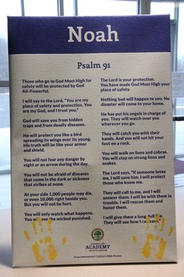 Personalized Psalm 91 Canvas