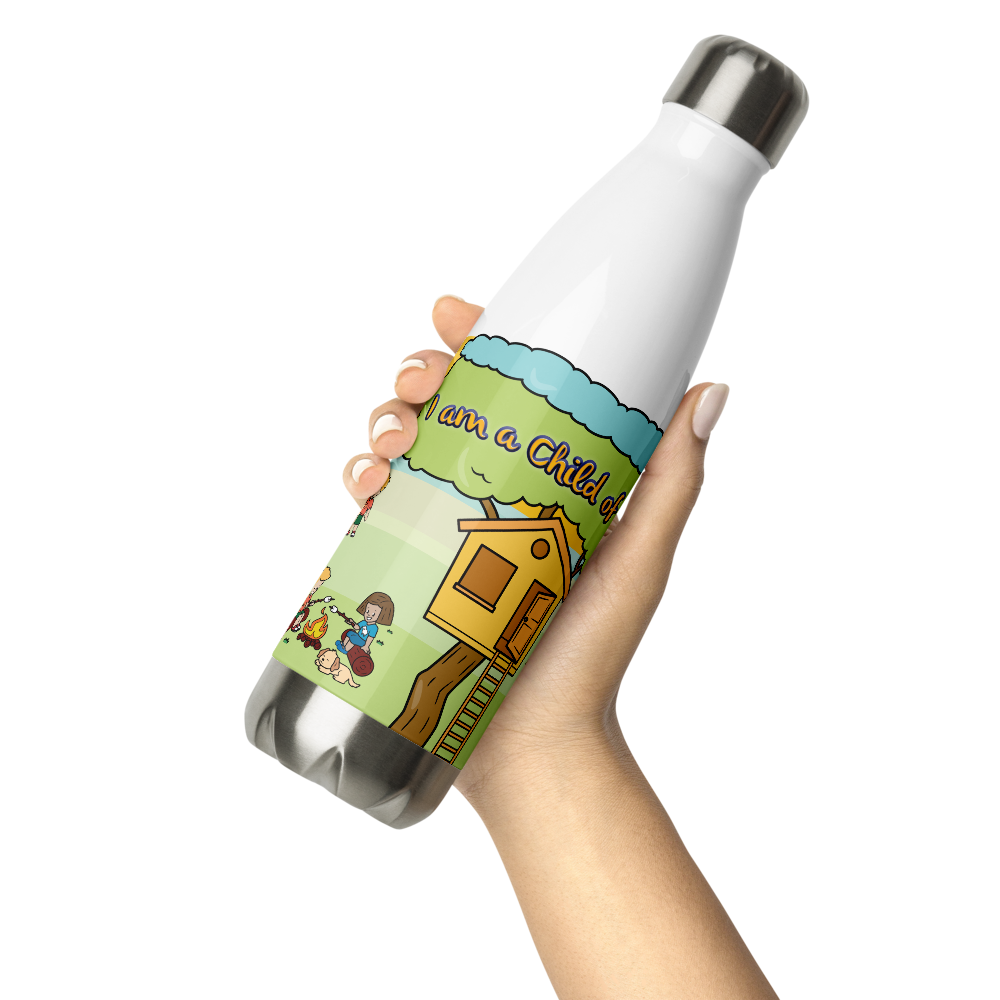 I am a Child of God Water Bottle