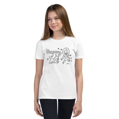 Happy - Youth Short Sleeve T-Shirt