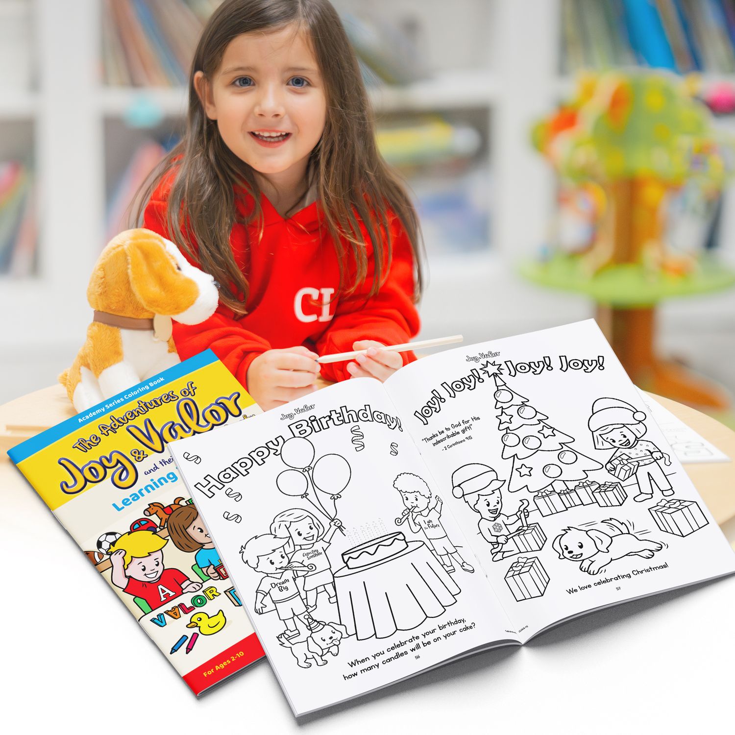 The Adventures of Joy & Valor - "Learning Together" Series 3 Coloring Book