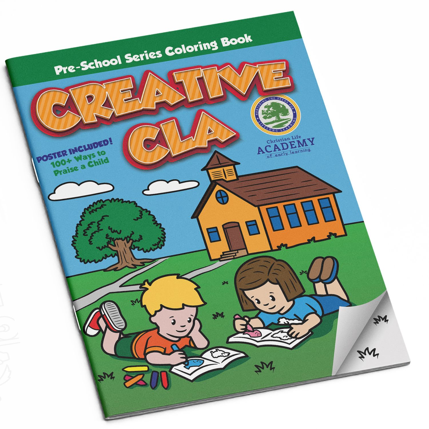Creative CLA – First Pre-School Series 1 Coloring Book with Poster