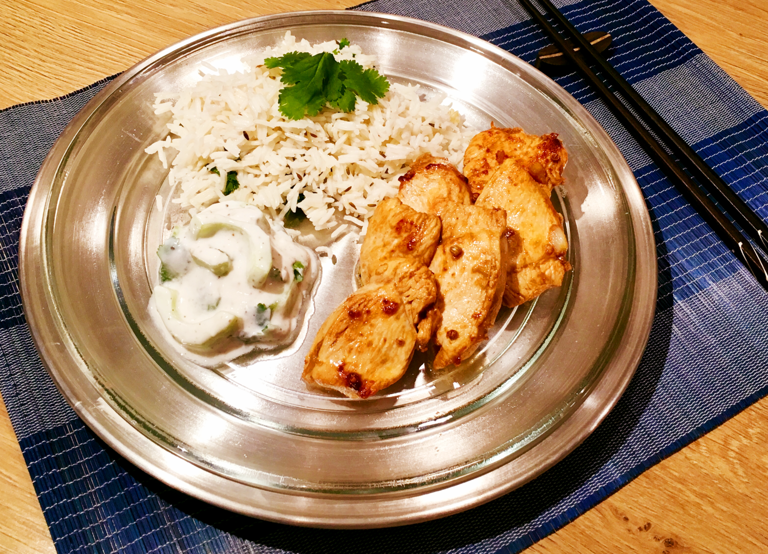 Pollo al estilo indonesio