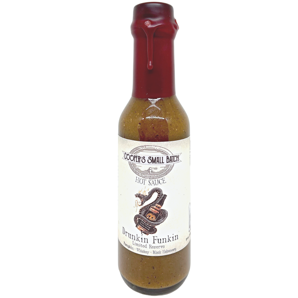 Drunkin Funkin Limited Reserve: Bourbon &amp; Pumpkin- Heat Level: Med/Hot