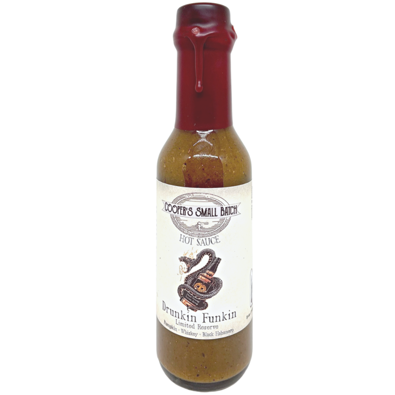 Drunkin Funkin Limited Reserve: Bourbon &amp; Pumpkin- Heat Level: Med/Hot