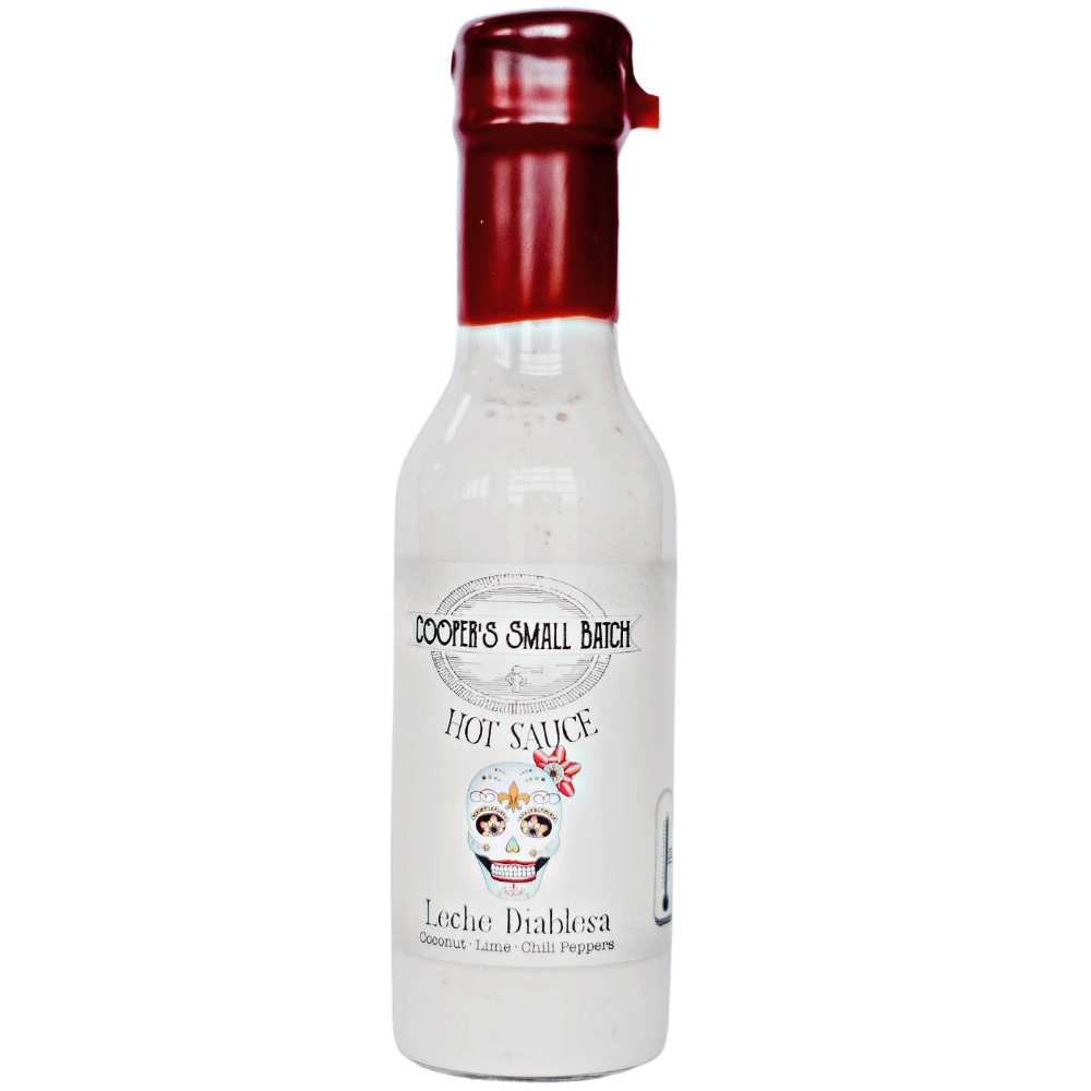 coconut milk hot sauce bottle Cooper’s Small Batch