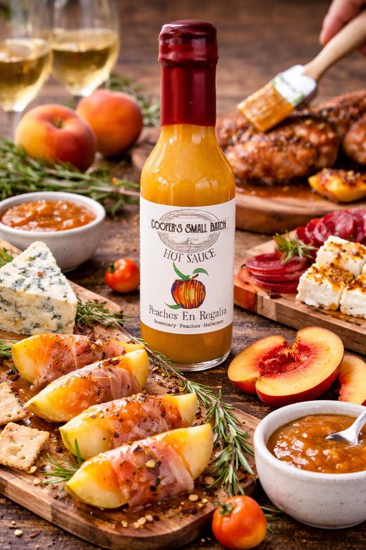 Peaches En Regalia Peach Habanero Hot Sauce (Medium-Hot)