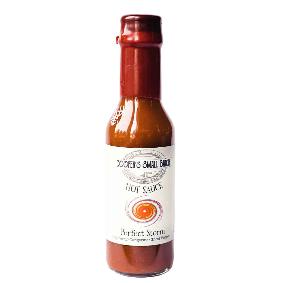 Ghost pepper hot sauce with tangerine and cranberry – sweet heat citrus small batch sauce