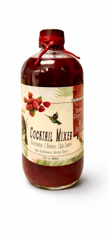 Raspberry &amp; Sorrel Non-Alcoholic Mocktail Mixer (16oz)
