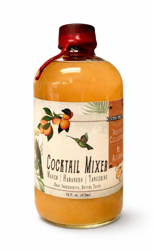 Mango &amp; Habanero Non-Alcoholic Mocktail Mixer (16oz)