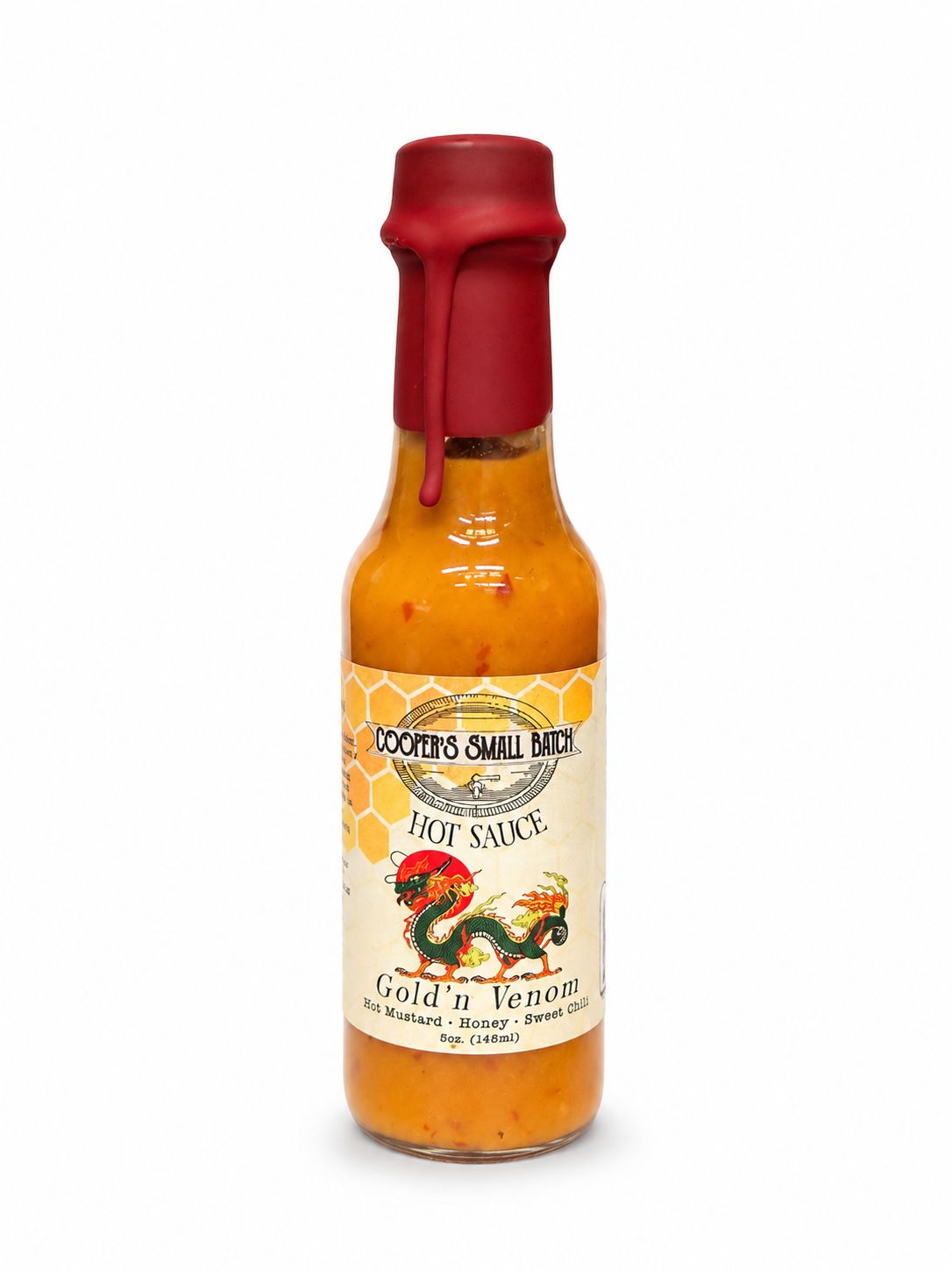 Gold’n Venom Hot Mustard | Sweet Chili Honey Sauce