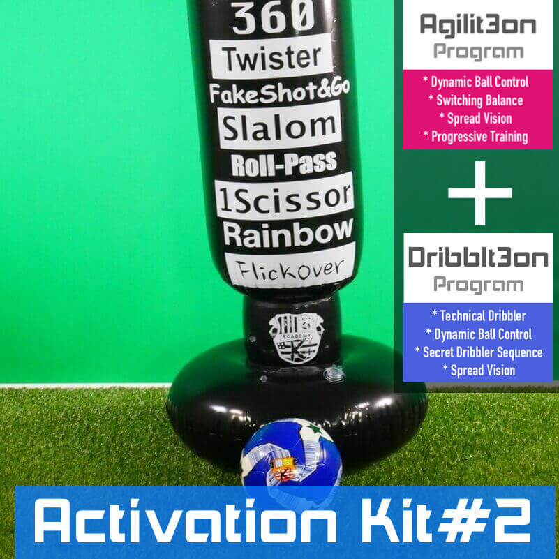 DRIBBLER TUMBLER to learn and train the Brazilian dribbling or "JOGO BONITO". Included "The Awareness Training" streamed to your TV to develop your awareness. ONLY SHIP TO 48 CONTIGUOUS STATES