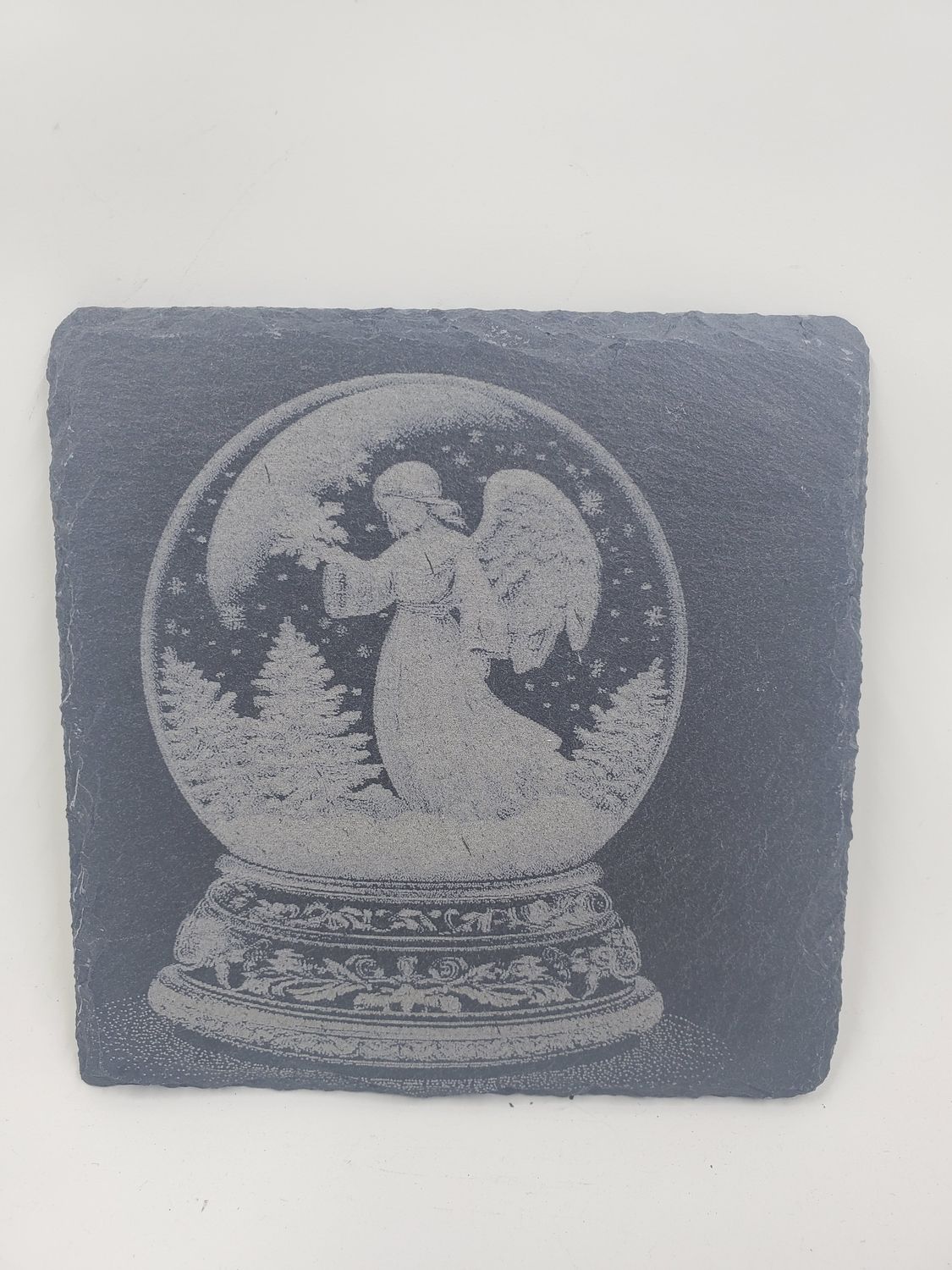 Angel Snow Globe Coaster