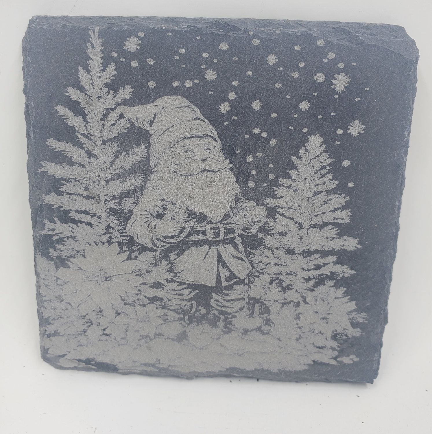 Santa Slate Coaster