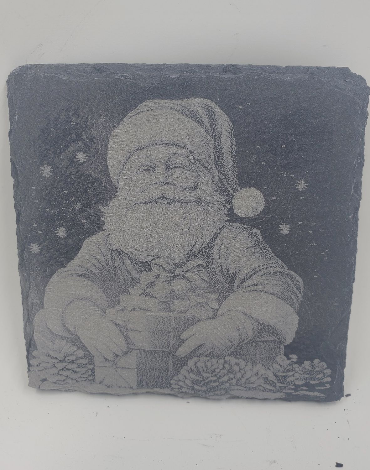 Santa Slate Coaster