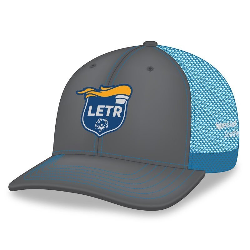 Torch Run Blue & Grey Trucker Cap (5 Pack - Max order 2 packs)