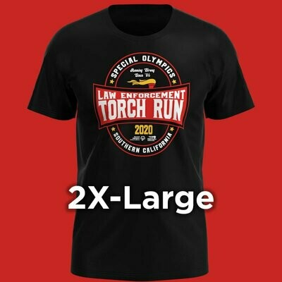 2020 Torch Run T-shirt 2X-Large