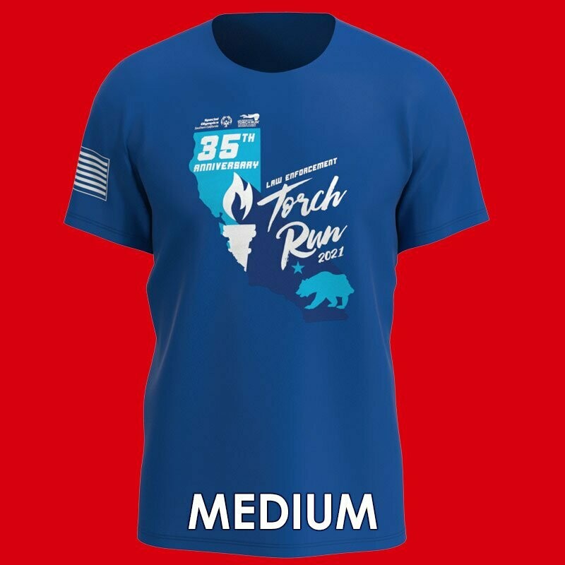 2021 Torch Run T-shirt Medium
