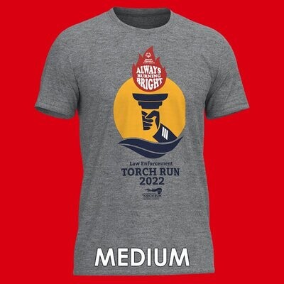 2022 Torch Run T-shirt Medium