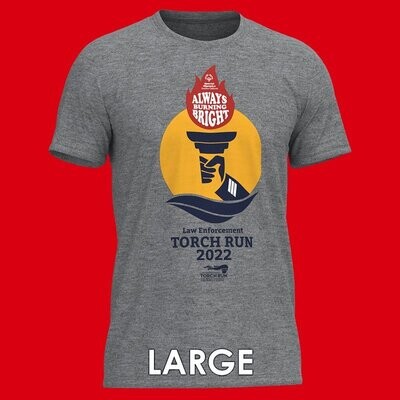 2022 Torch Run T-shirt Large