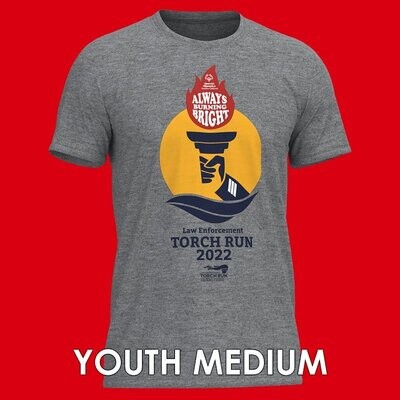 2022 Torch Run T-shirt Youth Medium