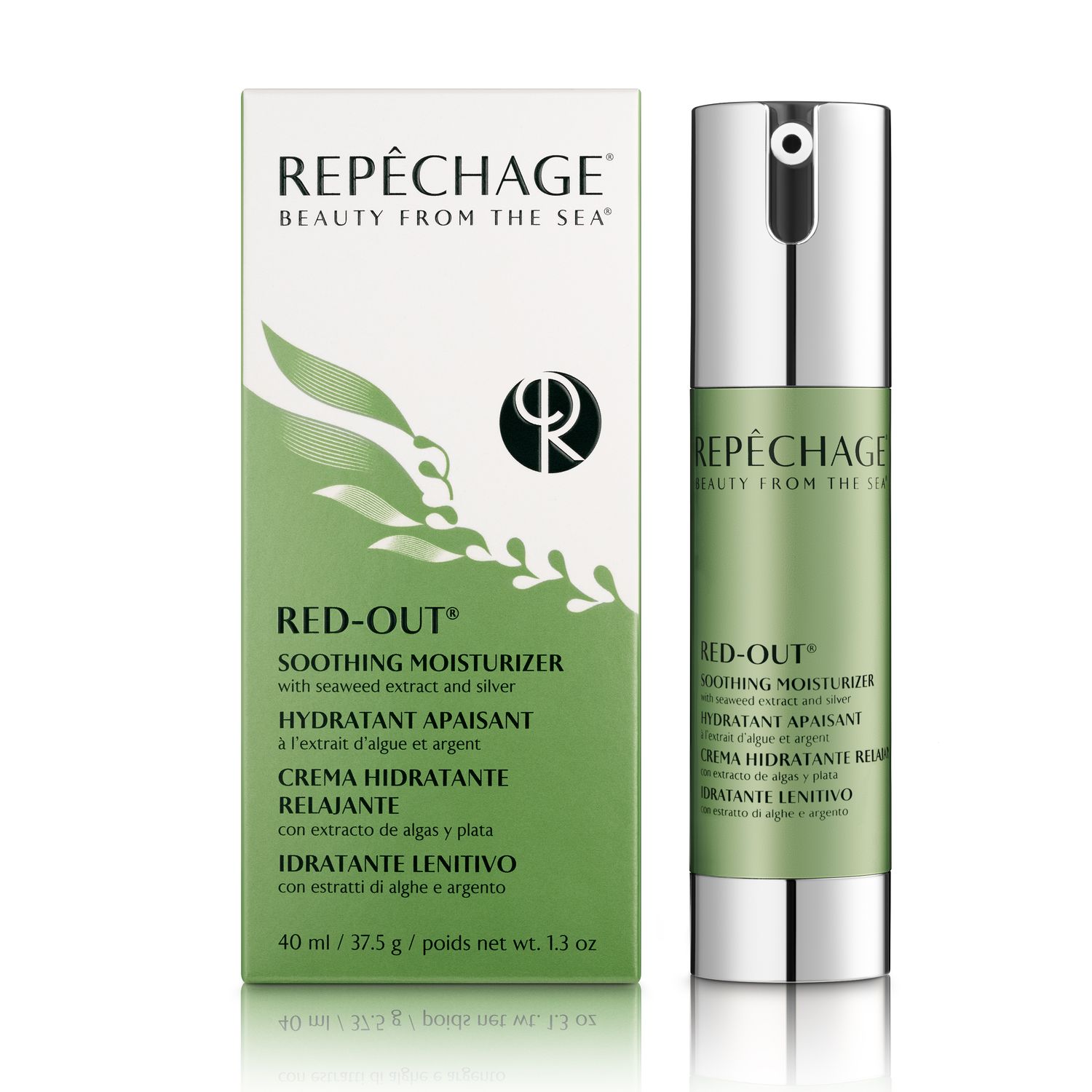 Red-Out Soothing Moisturizer with seaweed extract and silver