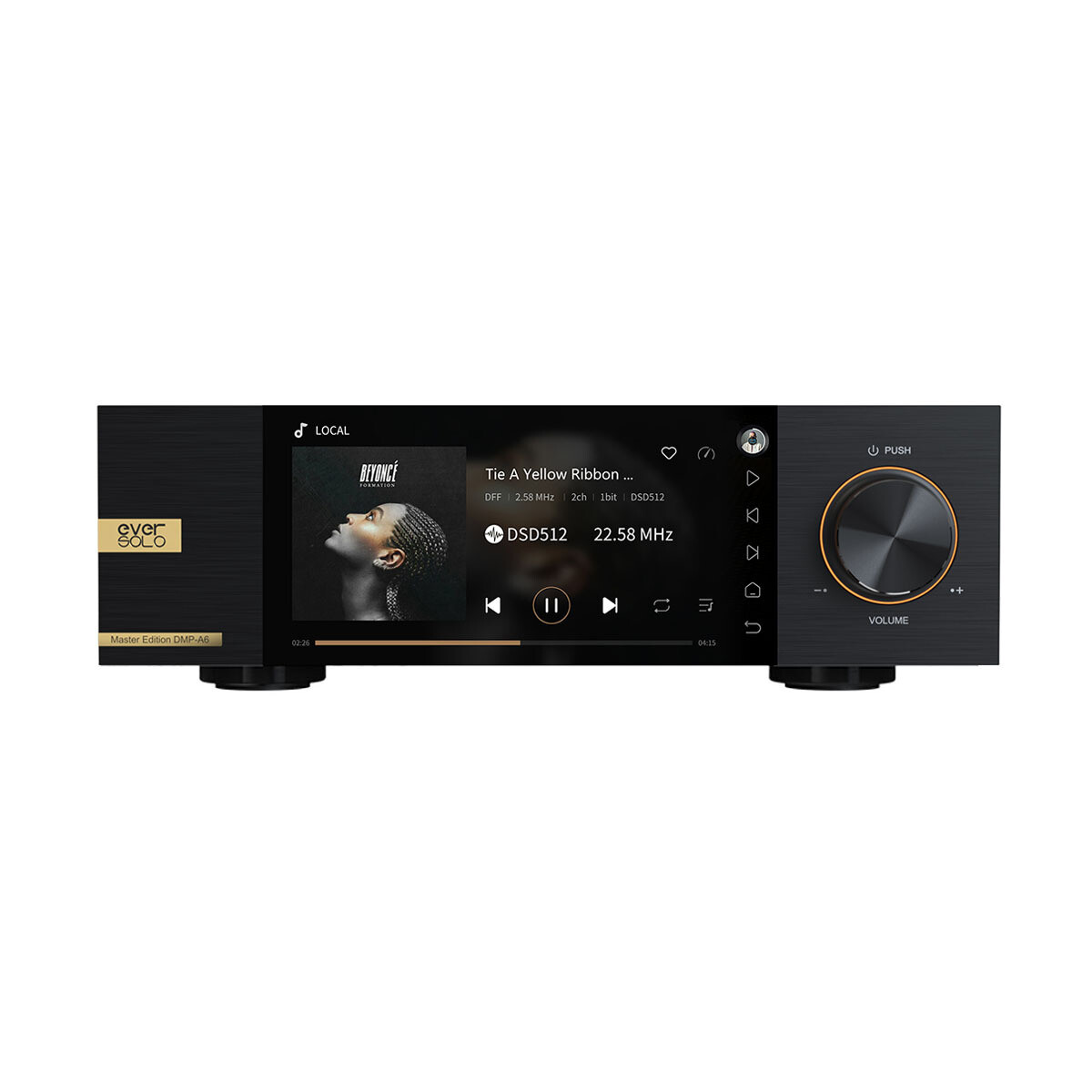 EverSolo DMP-A6 Master Edition Glasbeni Streamer 2xES9038Q2M DSD512 MQA - LPS-A6 Nadgradnja