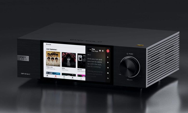EverSolo DMP-A6 Gen 2 Music Streamer 2xES9038Q2M DSD512 MQA WiFi DLNA Roon Bluetooth