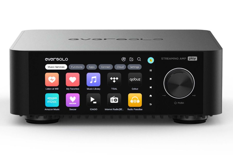 Eversolo PLAY Streamer DAC Amplifier 32bit 768kHz DSD512 2x110W
