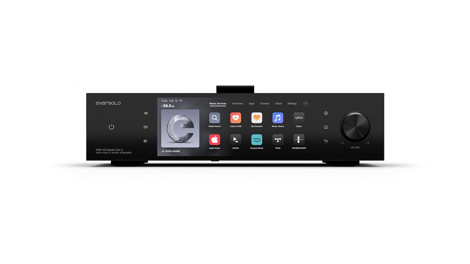 Eversolo DMP-A8 Master Gen 2 High-Fidelity Music Streamer CD player DAC AK4191EQ / AK4499EXEQ DSD512 MQA