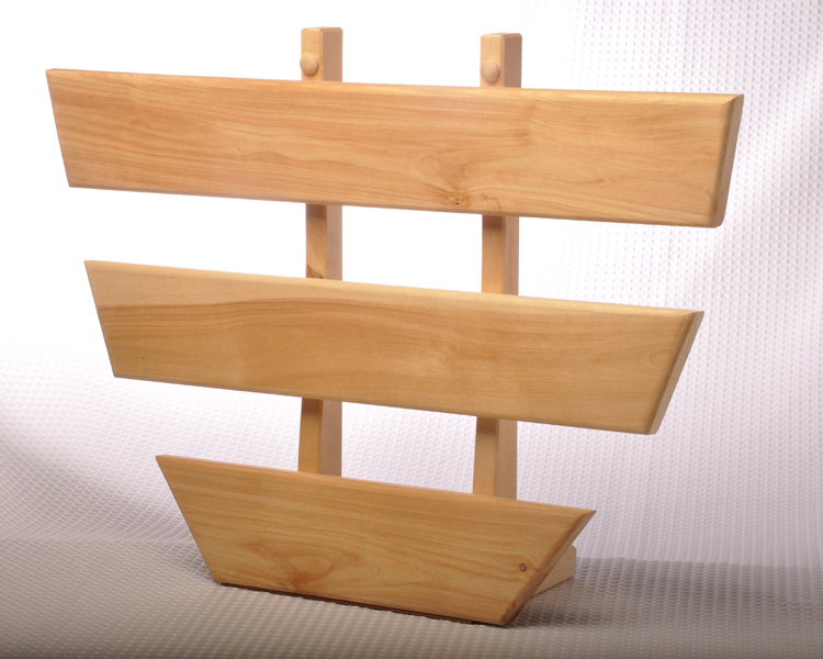 Wooden back rest - coutoured to the curve of your back