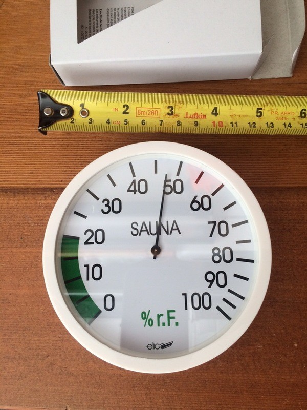 Sauna Hygrometer Gauge ( Humidity)