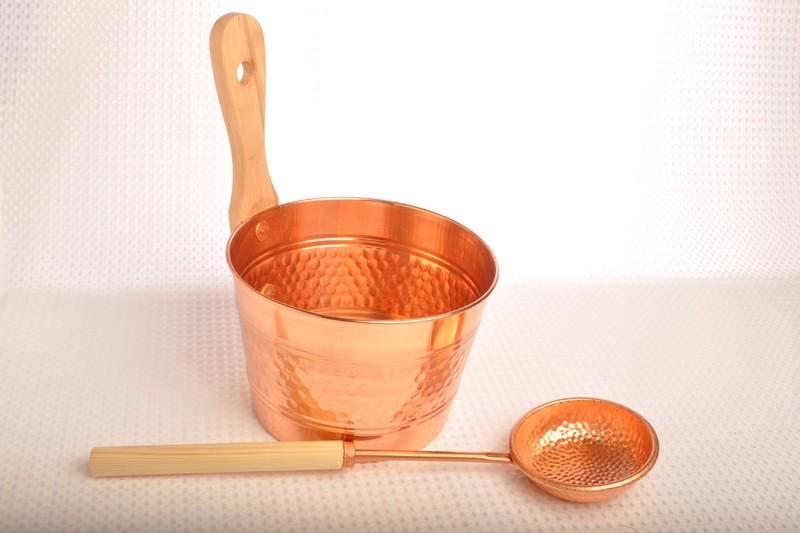 Copper Bucket &amp; Ladle