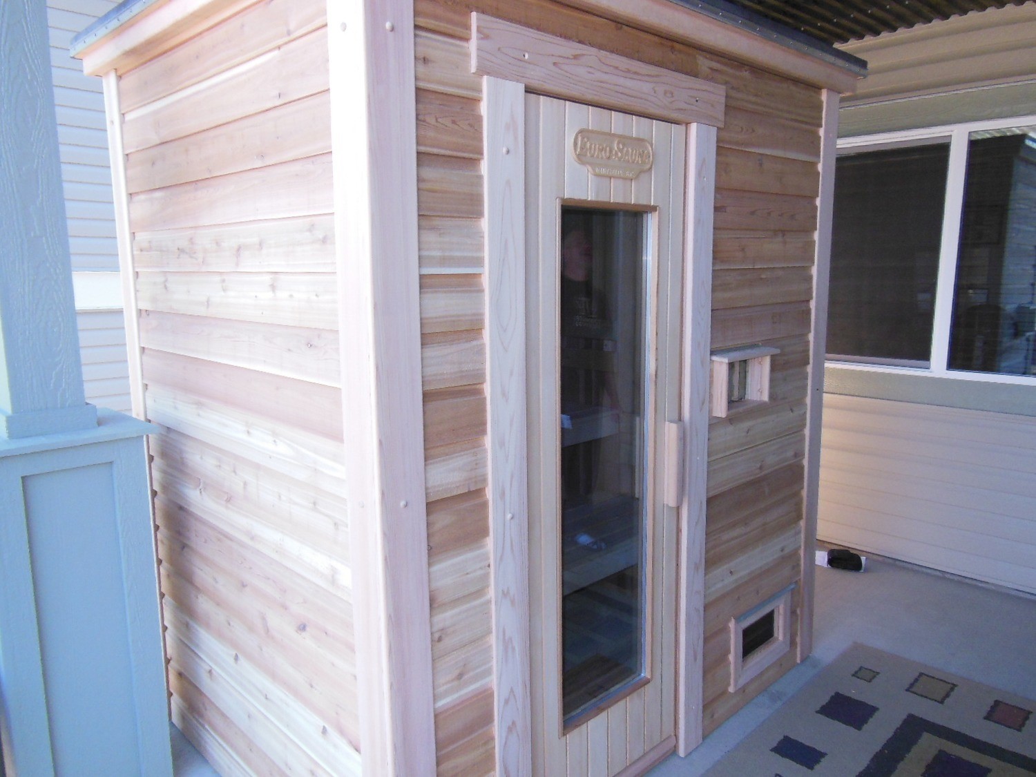 4x6 flat roof &quot;under the deck sauna&quot;