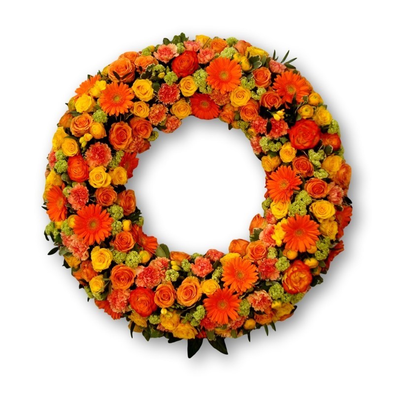 Rundumkranz Four Season orange/gelb
