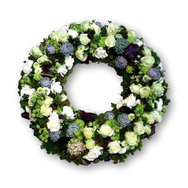 Rundumkranz Four Season grün/weiss