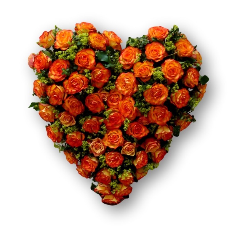 Rosenherz orange