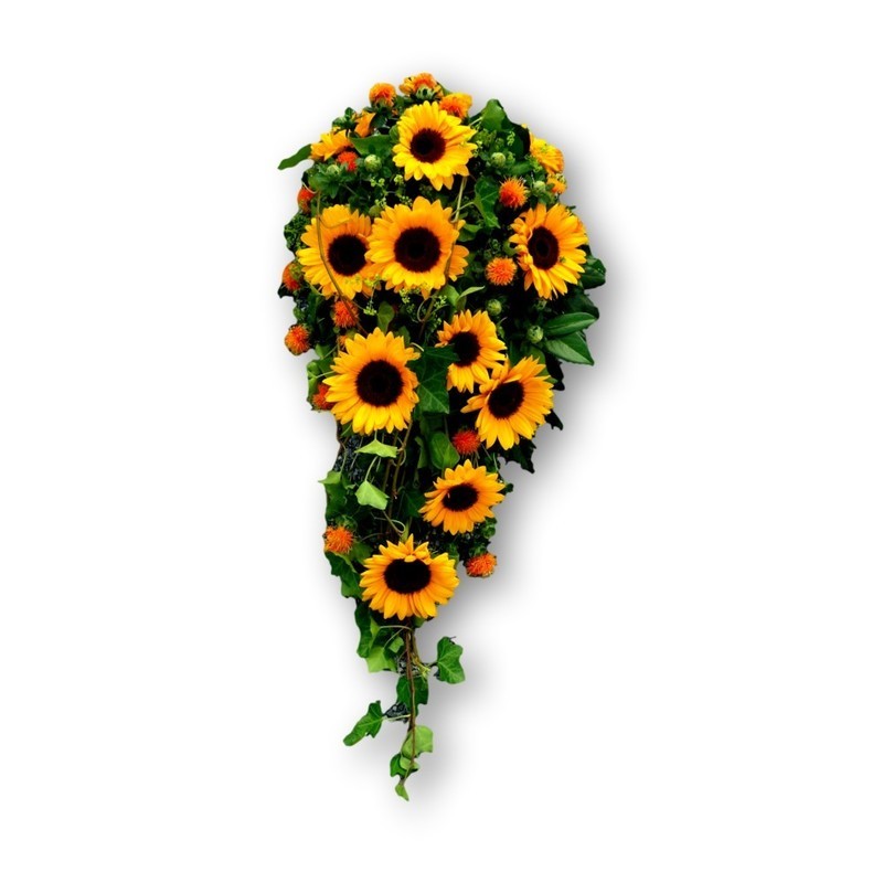 Sargschmuck Sommer - gelb